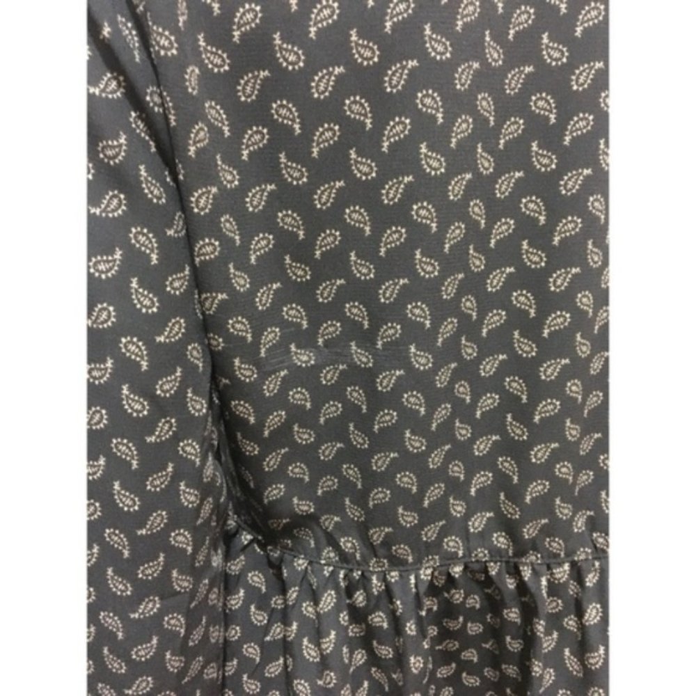 Lumiere Medium Paisley Print Babydoll Top NWT - Picture 7 of 9